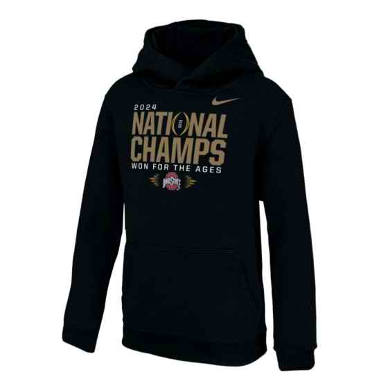 2024 National Champs Hoody Ohio State Black